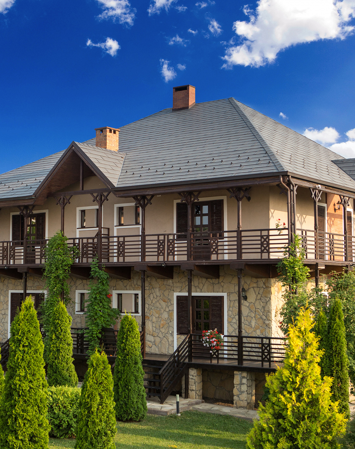 Guest villa at Château Vartely in Orhei